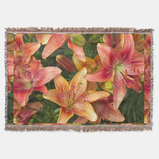 Garden Lilies Decke (Vorderseite)