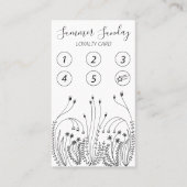 Garden Line Kunst Florenz Pflanze Wildblumen 5 Treuekarte (Vorderseite)