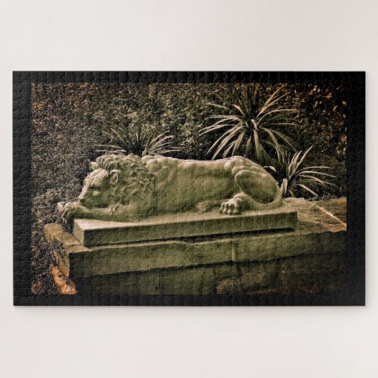 Garden Lion Puzzle (Horizontal)
