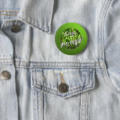 Garden Lover Behaltend Wachsende Pflanze Button (Beispiel)