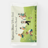 Garden Lover Zitat Vinyl Banner - 2,5'x4'. (Vertikal)