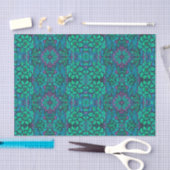 Garden Magic Blume Bohemisch Arabesque Minze Green Seidenpapier (Handwerk)