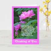 Garden Magic Thinking of You Card Karte (Gelbe Blume)