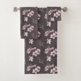 Garden Magnolias Badhandtuch Set