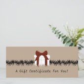 Garden Maintenance Personal Note Geschenkgutschein (Stehend Vorderseite)