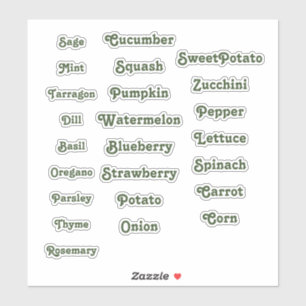 Garden Marker Aufkleber