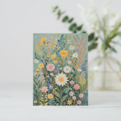 Garden Medley Postkarte (Stehend Vorderseite)