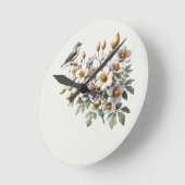 Garden Melody Runde Wanduhr (Winkel)