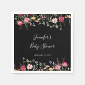 Garden Multicolor Wildblume Babydusche Serviette (Vorderseite)