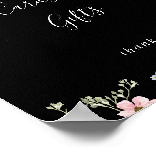 Garden Multicolor Wildblume Karten und Geschenke Poster (Ecke)