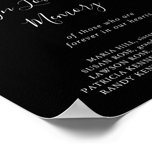 Garden Multicolor Wildblume Lounge Poster (Ecke)