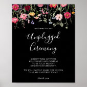 Garden Multicolor Wildblume Unplugged Zeremonie Poster (Vorne)