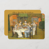 Garden Nachmittag Hoher Tee Frauen - Einladung (Vorne/Hinten)