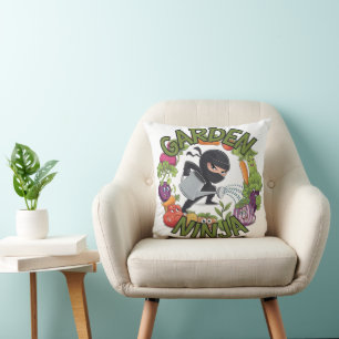 Garden Ninja Design - Lustige Gartengestaltung Gra Kissen