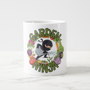 Garden Ninja Design - Spaß Gartenarbeit Grafik Jumbo-Tasse