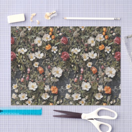 Garden Noir Seidenpapier (Handwerk)