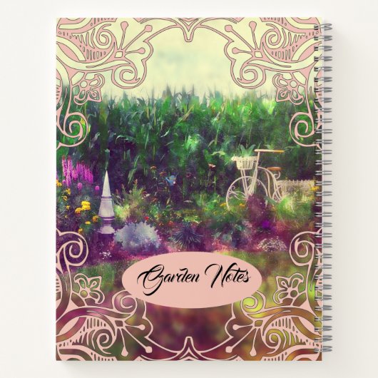 Garden Notes SpiralNotebook Notizblock (Rückseite)