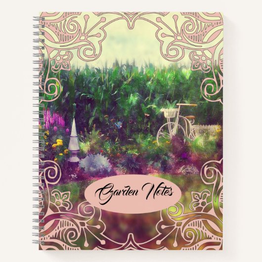 Garden Notes SpiralNotebook Notizblock (Vorderseite)
