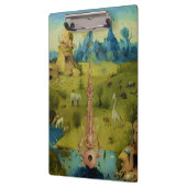 Garden of Eden - Hieronymus Bosch Klemmbrett (Links)