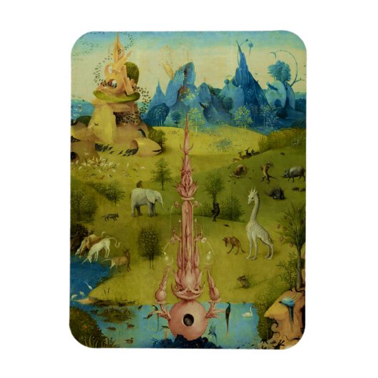Garden of Eden - Hieronymus Bosch Magnet (Vertikal)