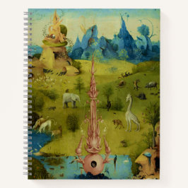 Garden of Eden - Hieronymus Bosch Notizblock