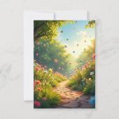Garden of Hope Meditation Card | Christlich Script Einladung (Vorderseite)
