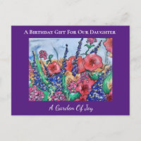 Garden of Joy Lavender Tochter Geburtstagskarte