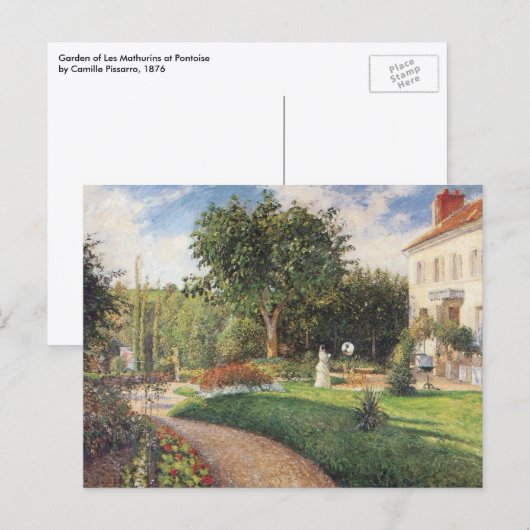 Garden of Les Mathurins Wilhelm Tell Postkarte (Vorne/Hinten)