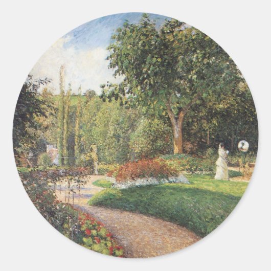 Garden of Les Mathurins Wilhelm Tell Runder Aufkleber (Vorderseite)