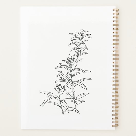 garden of possibilities planer (Rückseite)