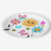 Garden of Whimsy  Pappteller (Schrägansicht)