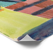 "Garden On Lake Thun" Art Poster (Ecke)