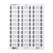 Garden Pale Blue Geranium Blume auf beliebiger Far (Vorne)