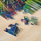 Garden Palm Tree Tropische Art Puzzle (Seite)