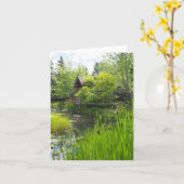 Garden Park Cattails Faltkarte Karte (Gelbe Blume)