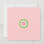 Garden Party Babydusche Einladungskarte Einladung (Rückseite)