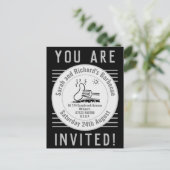 Garden Party Barbecue Einladungspostkarte (Stehend Vorderseite)