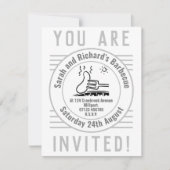 Garden Party Barbecue GRILLEN Einladung (Vorderseite)