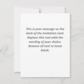 Garden Party Barbecue GRILLEN Einladung (Rückseite)