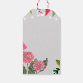 Garden Party Birthday Geschenkanhänger (Rückseite)