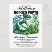 Garden Party Bloom Gardeners Party Einladung Postkarte (Vorderseite)