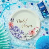 Garden Party Blumenpapierplatte Brautparty Pappteller (Party)
