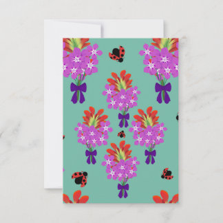Garden Party Bouquets-Jade Dankeskarte