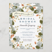 Garden Party Brautparty Einladung (Vorne/Hinten)