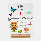 Garden Party Children Celebration Acrylschild (Vorderseite)