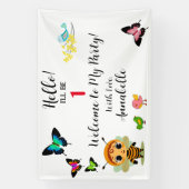 Garden Party Children Celebration Banner (Vertikal)