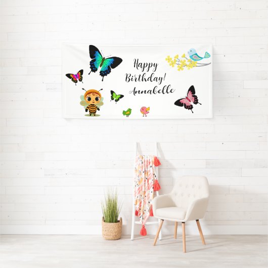 Garden Party Children Celebration Banner (Insitu)