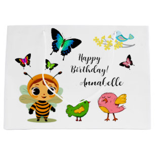 Garden Party Children Celebration Große Geschenktüte