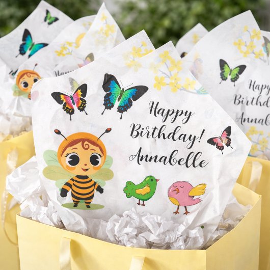 Garden Party Children Celebration Seidenpapier