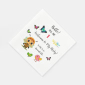 Garden Party Children Celebration Serviette (Ecke)